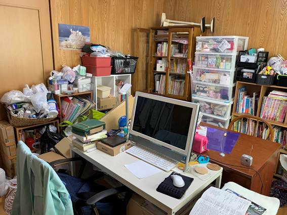 糸満市M様仕事部屋お片付け
