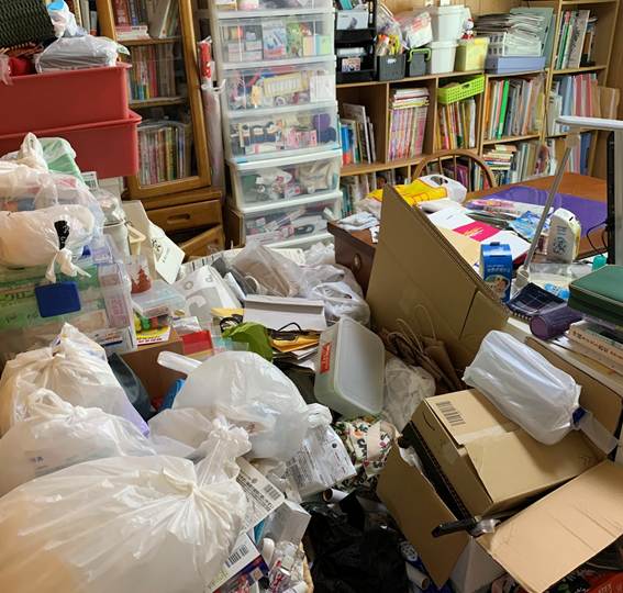 糸満市M様仕事部屋お片付け