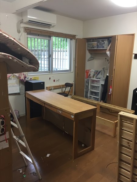 【沖縄片付け実績】子ども部屋お片付け