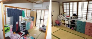 うるま市K様リビング整理収納
