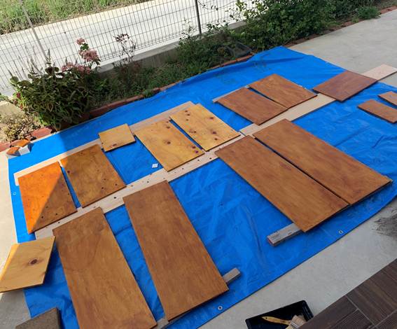 DIYで棚作成